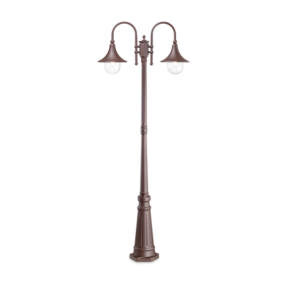 Градинска лампа CIMA PT2 COFFEE 246840 Ideal Lux 2xE27 IP43 | Osvetlenieto.bg
