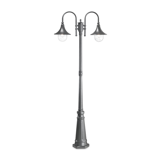 Градинска лампа CIMA PT2 ANTRACITE 246833 Ideal Lux 2xE27 IP43 | Osvetlenieto.bg