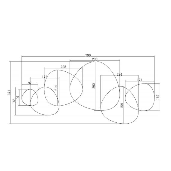LED Аплик Jack-stone  MOD314WL-L13G3K Maytoni 13W 3000K | Osvetlenieto.bg
