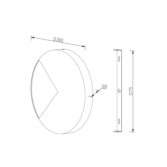 LED Аплик Jupiter MOD320WL-L10BS3K Maytoni 10W 3000K | Osvetlenieto.bg