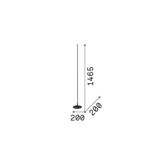 LED Лампион YOKO PT BIANCO 258874 Ideal Lux 17W 3000K | Osvetlenieto.bg