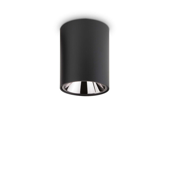 LED Луна за открит монтаж NITRO PL D08 ROUND NERO 206004 Ideal Lux 10W 3000K | Osvetlenieto.bg