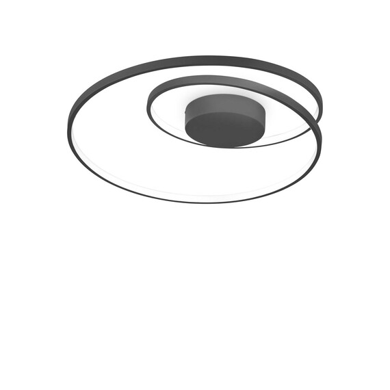 LED Плафон OZ PL D060 ON-OFF NERO 3000K 269412 Ideal Lux | Osvetlenieto.bg