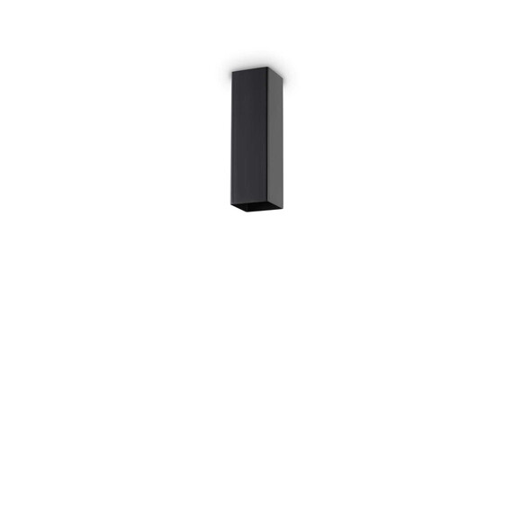 Луна за открит монтаж LOOK PL1 SQUARE D60 H200 NERO 233765 Ideal Lux 1xGU10 | Osvetlenieto.bg
