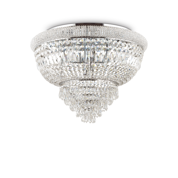 Плафон DUBAI PL24 CROMO 243566 Ideal Lux 24xE14 | Osvetlenieto.bg