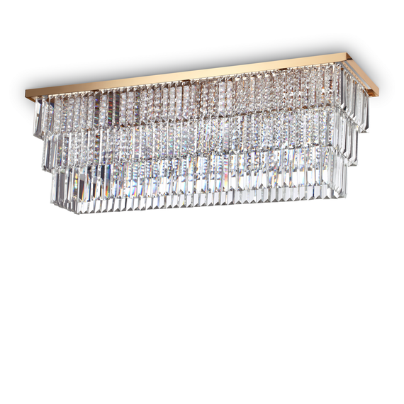 Плафон MARTINEZ PL8 ORO 213569 Ideal Lux 8xE14 | Osvetlenieto.bg