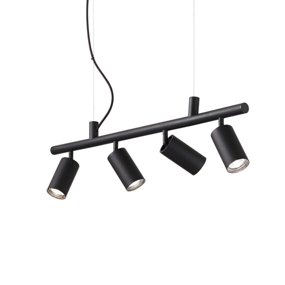 Полилей DYNAMITE SP4 ROUND NERO 231341 Ideal Lux 4xGU10 | Osvetlenieto.bg