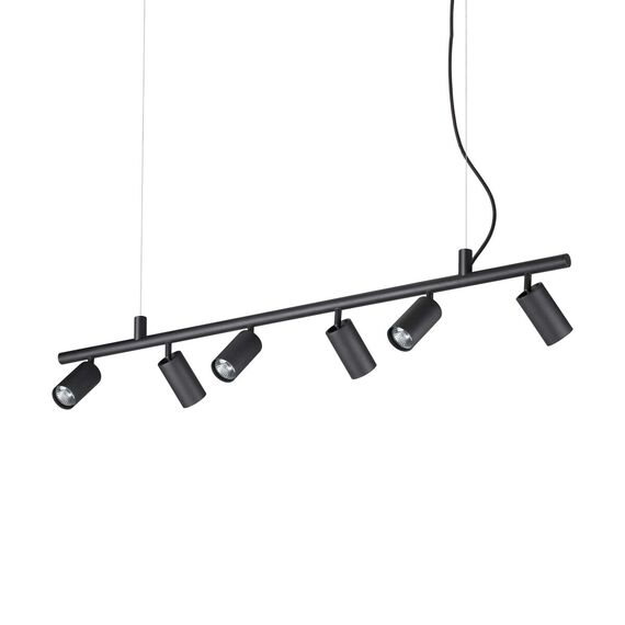 Полилей DYNAMITE SP6 NERO 231396 Ideal Lux 6xGU10 | Osvetlenieto.bg
