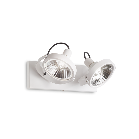Спот GLIM PL2 BIANCO 200200 Ideal Lux 2xGU10 | Osvetlenieto.bg