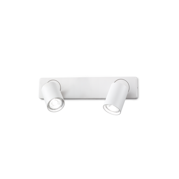 Спот RUDY AP2 ROUND BIANCO 229041 Ideal Lux 2xGU10 | Osvetlenieto.bg