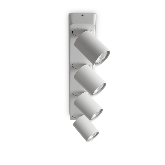 Спот RUDY PL4 ROUND BIANCO 229089 Ideal Lux 4xGU10 | Osvetlenieto.bg