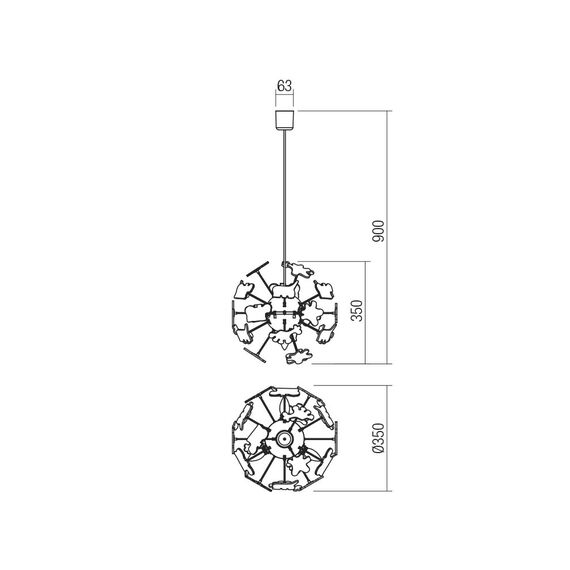 Детски пендел SAFARI 04-515 Smarter 4xE14 | Osvetlenieto.bg