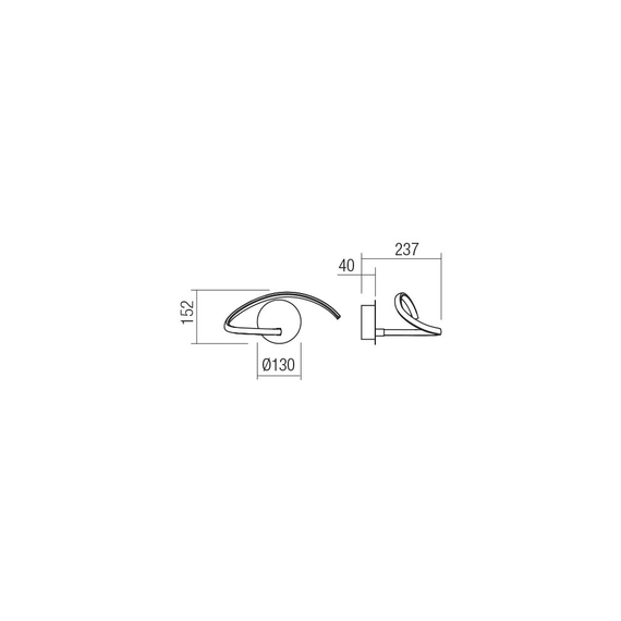 LED Аплик CIGNO 01-2343 Smarter 12W 4000K | Osvetlenieto.bg