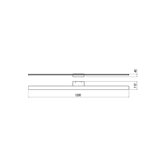 LED Аплик за баня BARRIO 01-2512 Redo 34W 4000K | Osvetlenieto.bg