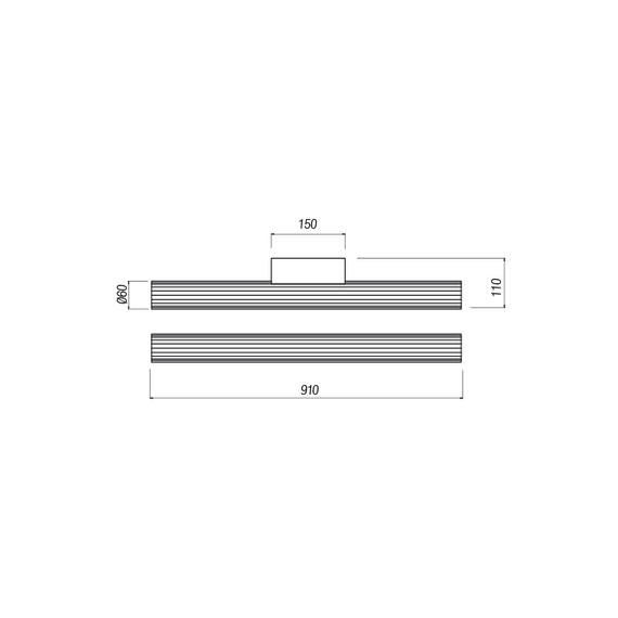 LED Аплик за баня RIGAL 01-2592 Redo 18W 3000K | Osvetlenieto.bg