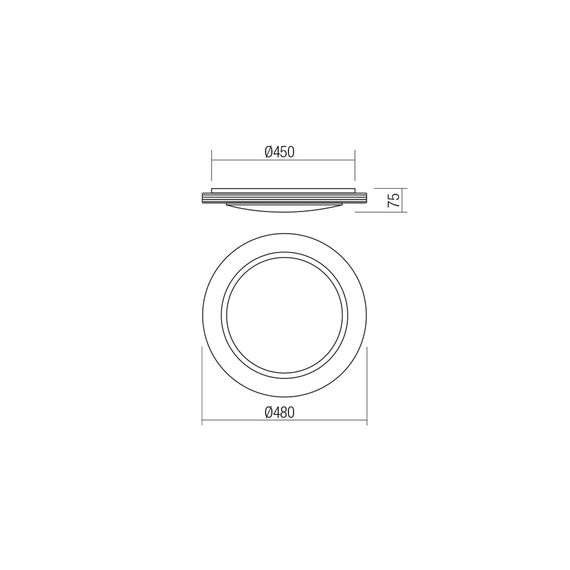 LED Плафон ANDES 05-917 Smarter 48W 3000-6500K+RGB | Osvetlenieto.bg LED Плафон ANDES 05-917 Smarter 48W 3000-6500K+RGB | Osvetlenieto.bg
