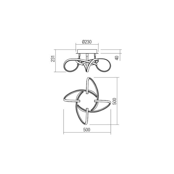 LED Плафон CIGNO 01-2346 Smarter 55W 4000K | Osvetlenieto.bg LED Плафон CIGNO 01-2346 Smarter 55W 4000K | Osvetlenieto.bg