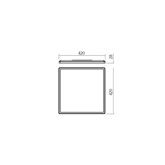 LED Плафон MEMO 05-940 Smarter 24W 3000K | Osvetlenieto.bg