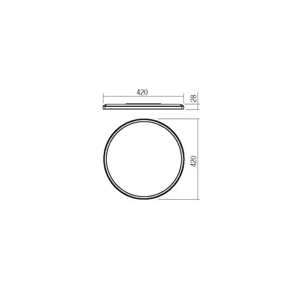 LED Плафон MEMO 05-945 Smarter 24W 3000K | Osvetlenieto.bg