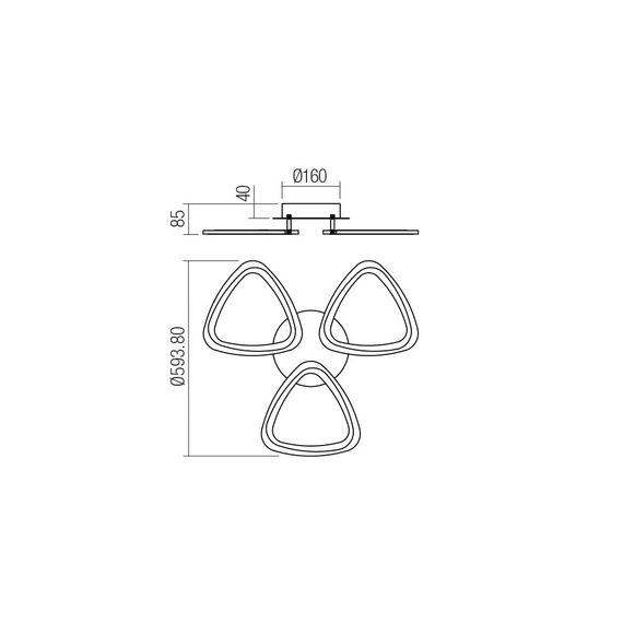 LED Плафон PETALO 01-2459 Smarter 53W 3000K-6000K | Osvetlenieto.bg LED Плафон PETALO 01-2459 Smarter 53W 3000K-6000K | Osvetlenieto.bg
