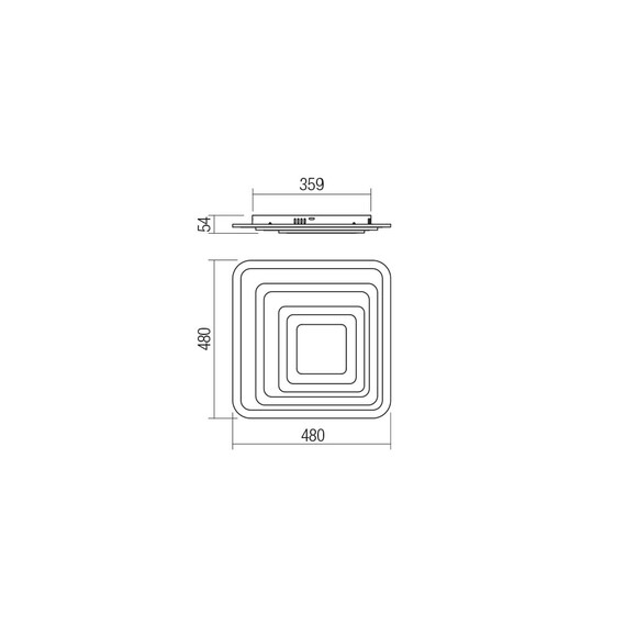 LED Плафон STRATOS 01-2337 Smarter 82W 3000-6000K | Osvetlenieto.bg