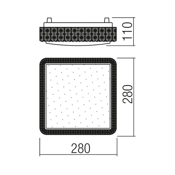 LED Плафон TETRIS 05-845 Smarter 18W 4000K | Osvetlenieto.bg