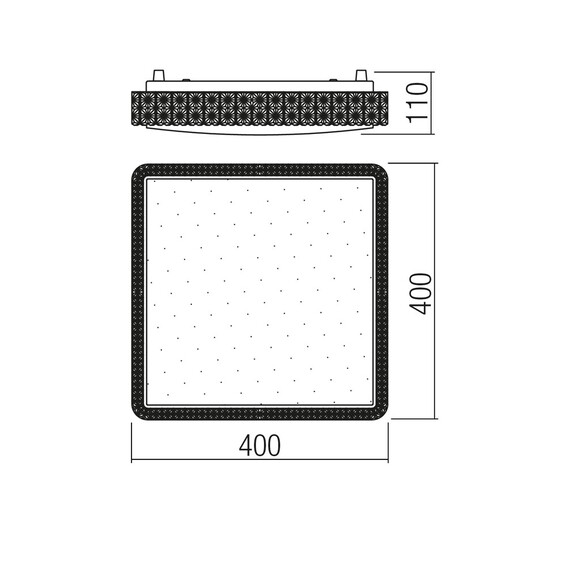 LED Плафон TETRIS 05-846 Smarter 22W 4000K | Osvetlenieto.bg