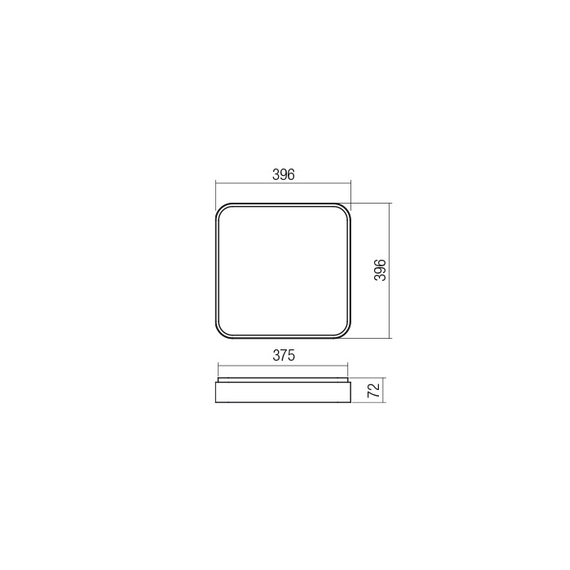 LED Плафон YOMO 01-2577 Redo 47W 3000K | Osvetlenieto.bg