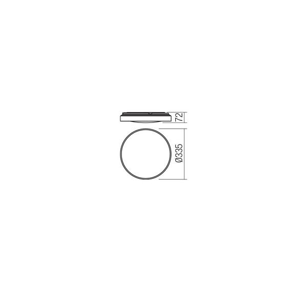 LED Плафон за баня AMON 01-2180 Smarter 18W 4000K | Osvetlenieto.bg