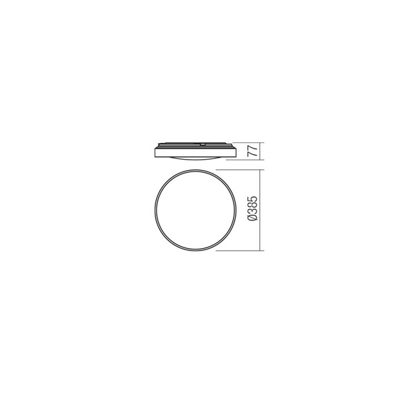 LED Плафон за баня AMON 01-2181 Smarter 23W 4000K | Osvetlenieto.bg