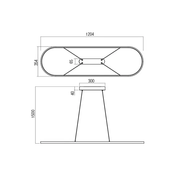 LED Полилей LAP 01-2526 Redo 50W 3000K | Osvetlenieto.bg