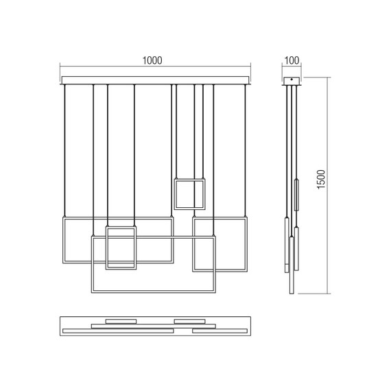 LED Полилей PLANA 01-2316 Smarter 80W 3000K | Osvetlenieto.bg
