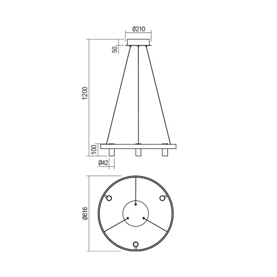 LED Полилей SUMMIT 01-2490 Redo 25W 3000K | Osvetlenieto.bg