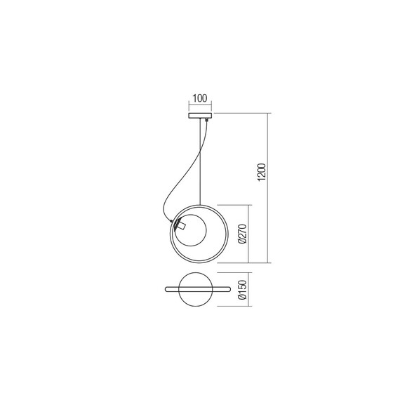 Пендел KLEIDI 01-2319 Smartex 1xE14 | Osvetlenieto.bg