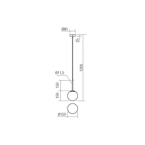 Пендел NIVA 01-2623 Smarter 1xE14 | Osvetlenieto.bg