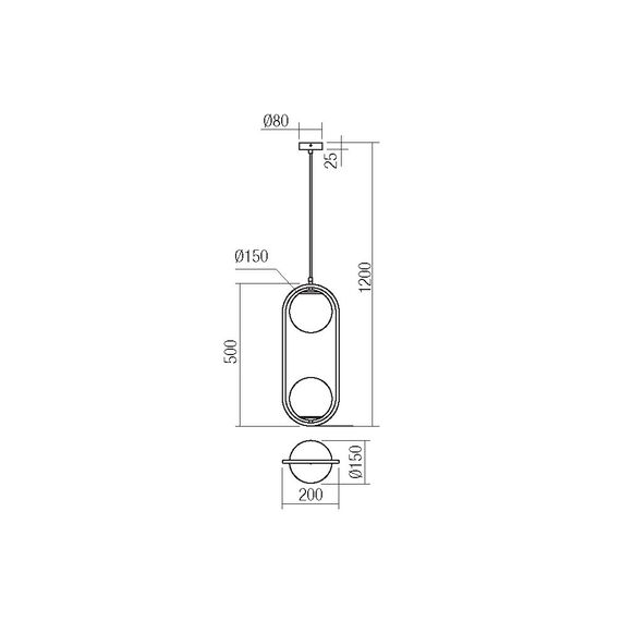 Пендел NIVA 01-2626 Smarter 2xE14 | Osvetlenieto.bg