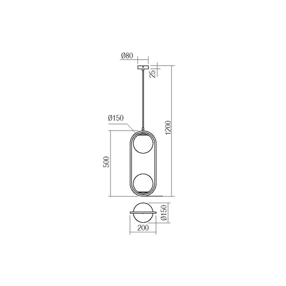Пендел NIVA 01-2626 Smarter 2xE14 | Osvetlenieto.bg
