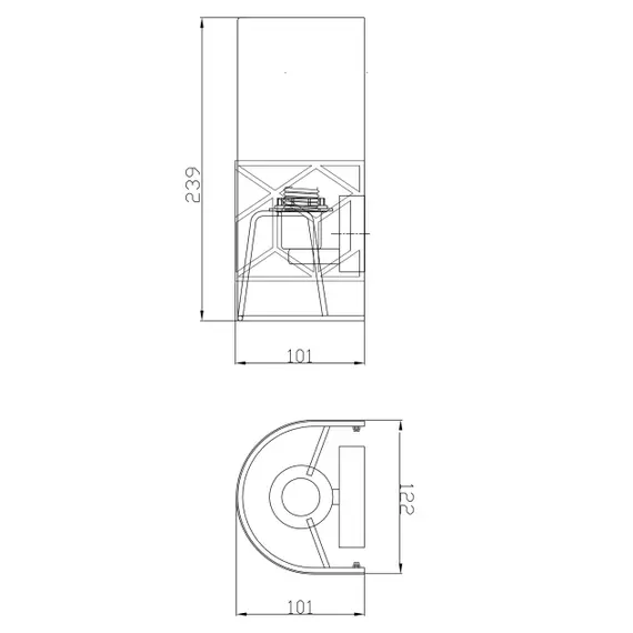 Аплик Messina Maytoni H223-WL-01-G 1xE14 | Osvetlenieto.bg
