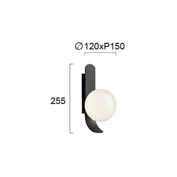 Аплик POLINA 4266200 Viokef 1xG9 | Osvetlenieto.bg