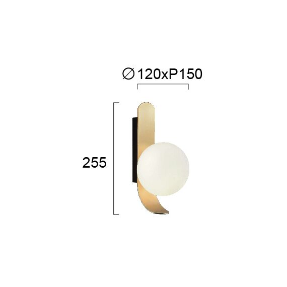 Аплик POLINA 4266201 Viokef 1xG9 | Osvetlenieto.bg