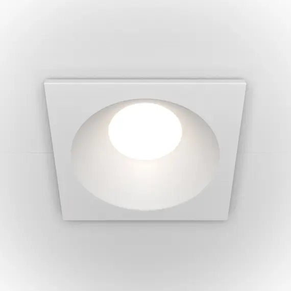 Бяла квадратна луна за баня Zoom Maytoni DL033-2-01W GU10 IP65 | Osvetlenieto.bg