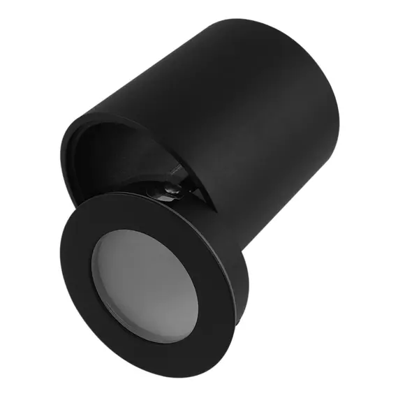 Черна луна за открит монтаж кръгла GU10 IP54 | Osvetlenieto.bg