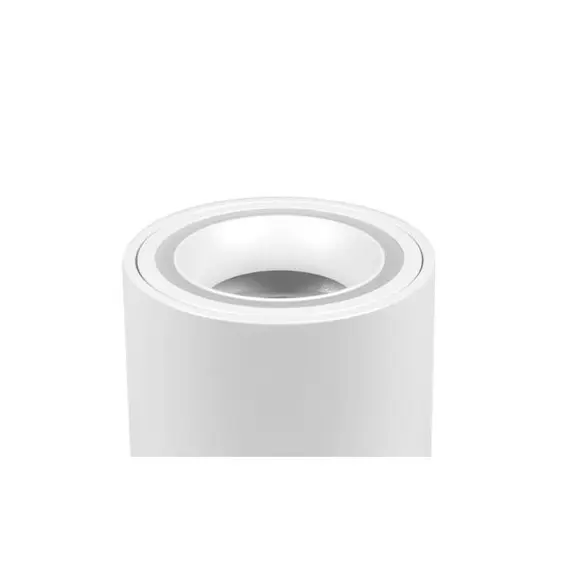 Кръгла бяла луна за открит монтаж с подсветка 1xGU10 | Osvetlenieto.bg