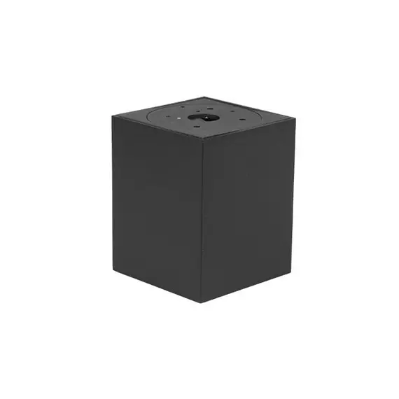 Квадратна черна луна за открит монтаж с подсветка 1xGU10 | Osvetlenieto.bg