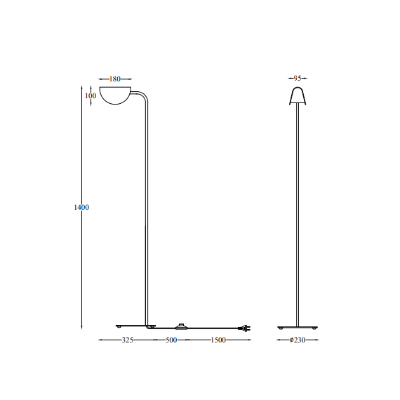 Лампион Mollis MOD126FL-01B Maytoni 1xG9 | Osvetlenieto.bg
