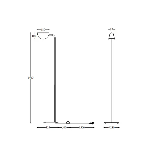 Лампион Mollis MOD126FL-01B Maytoni 1xG9 | Osvetlenieto.bg