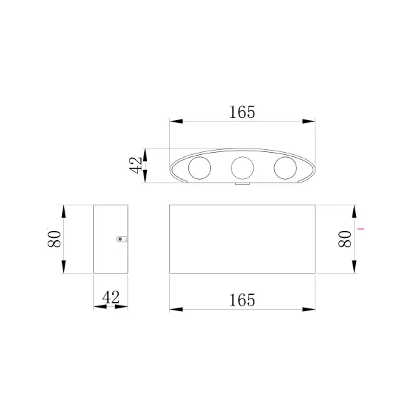 LED Аплик Strato O417WL-L6B3K Maytoni 6W 3000K | Osvetlenieto.bg