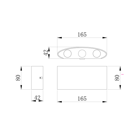 LED Аплик Strato O417WL-L6W3K Maytoni 6W 3000K | Osvetlenieto.bg