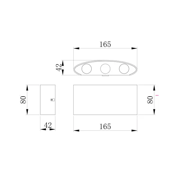 LED Аплик Strato O417WL-L6W3K Maytoni 6W 3000K | Osvetlenieto.bg