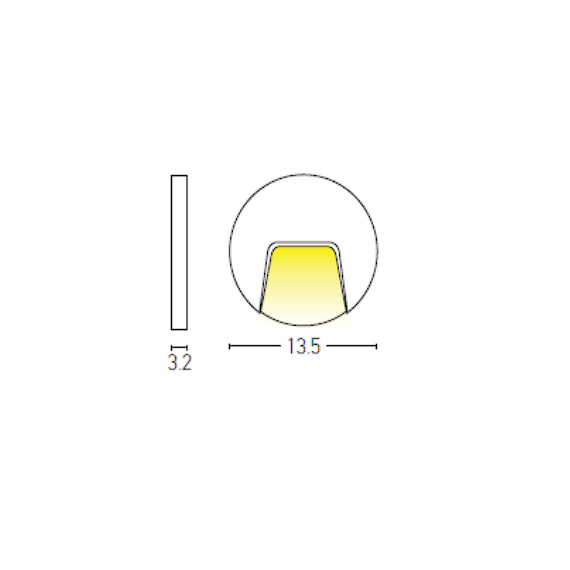 LED Фасаден аплик ZAMBELIS E184 OUTDOOR SCONCE WHITE 3W 3000K | Osvetlenieto.bg